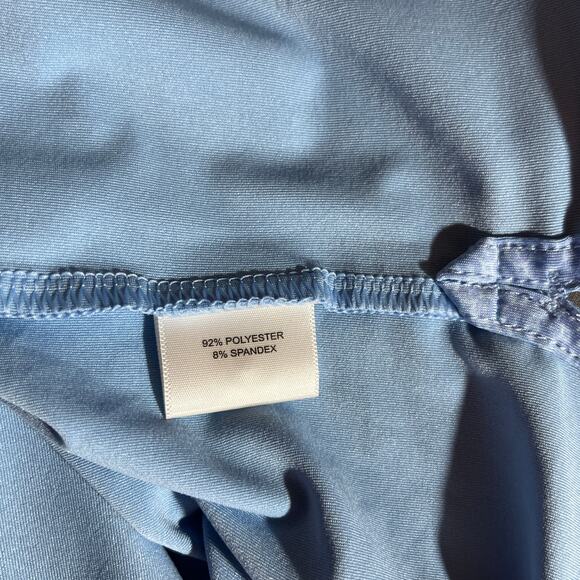 Peter Millar Summer Comfort Polo Shirt Mens Large Blue Geometric Golf Preppy‎ - Picture 7 of 10